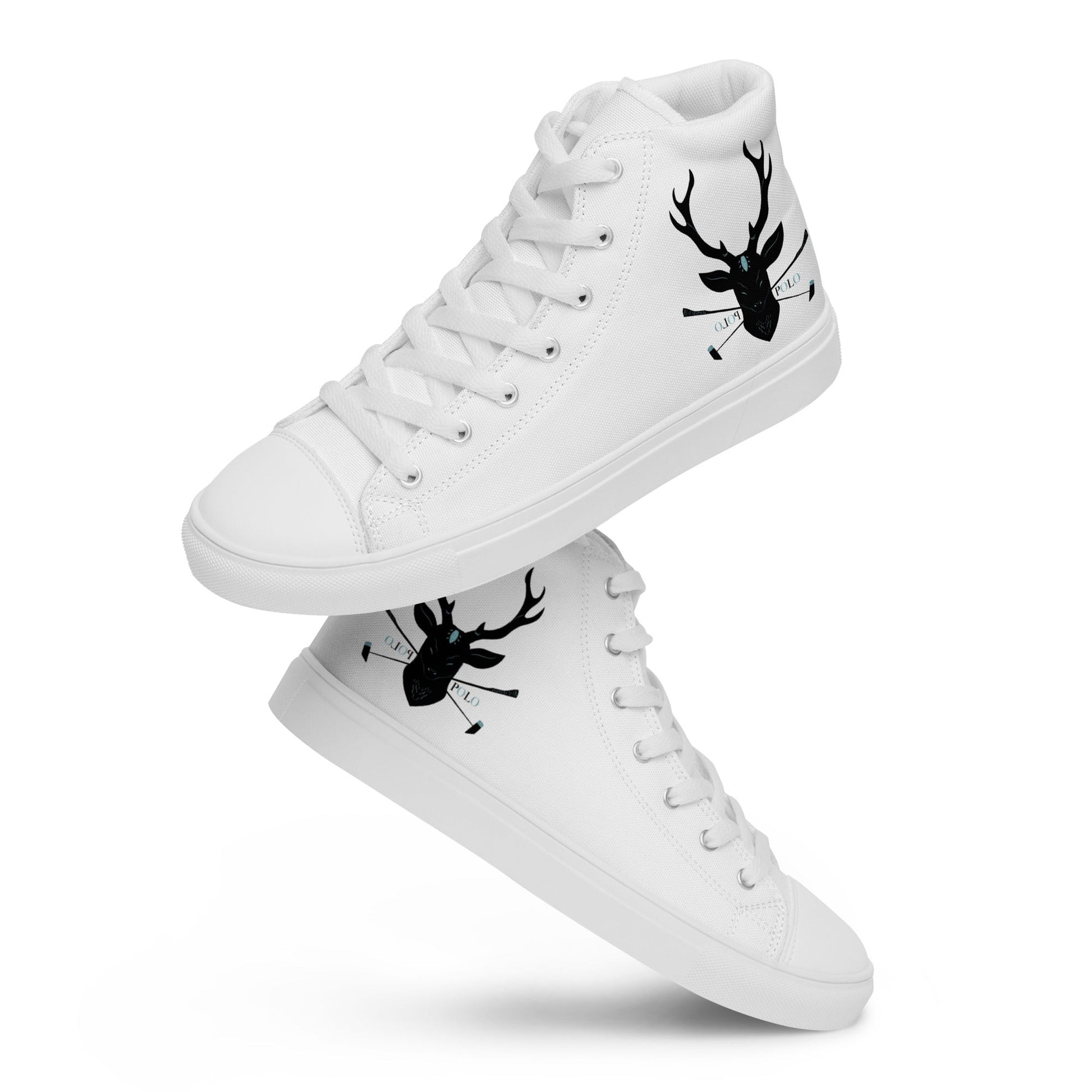 Polo Team high top canvas shoes