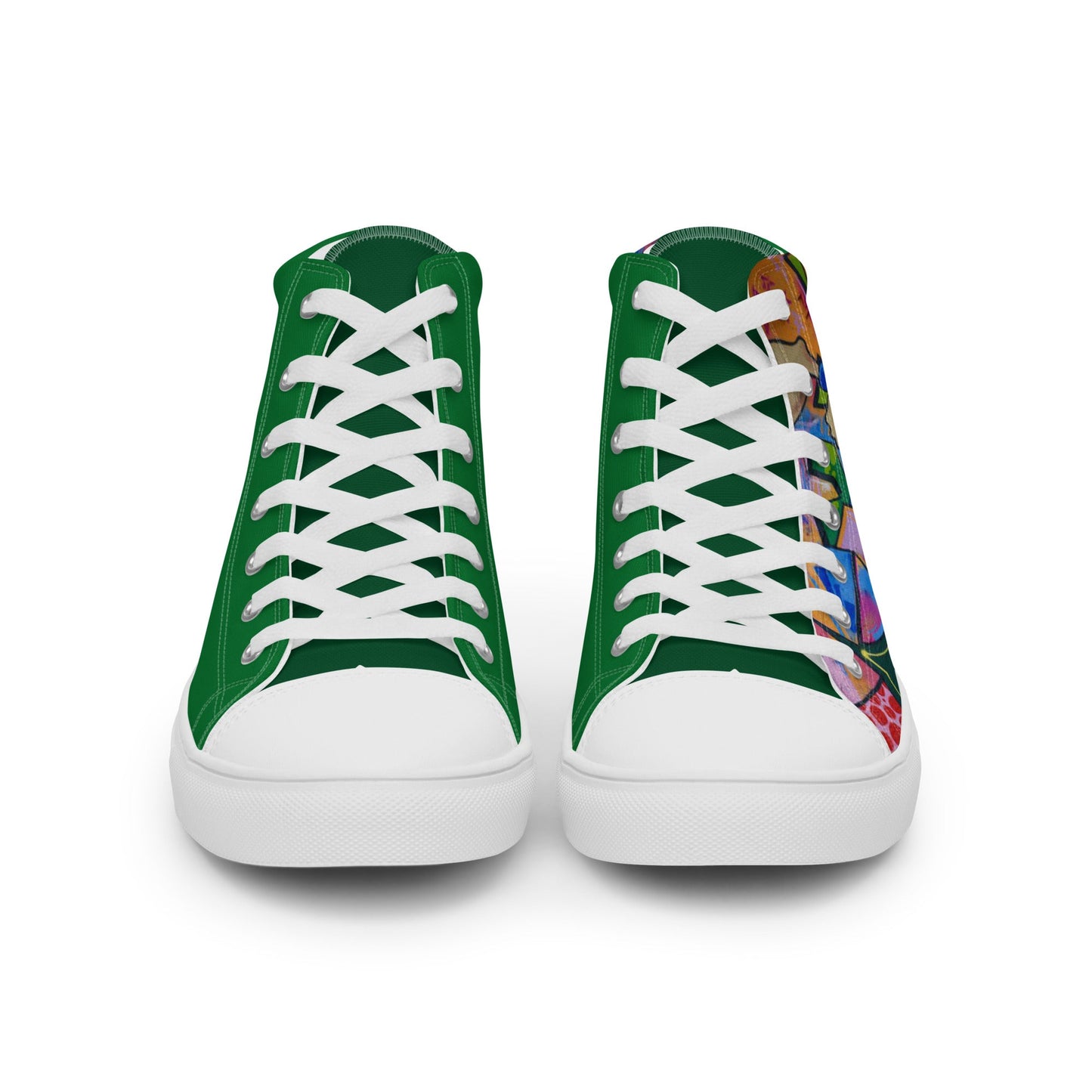 Popeye's Graffiti high top canvas shoes-UNISEX