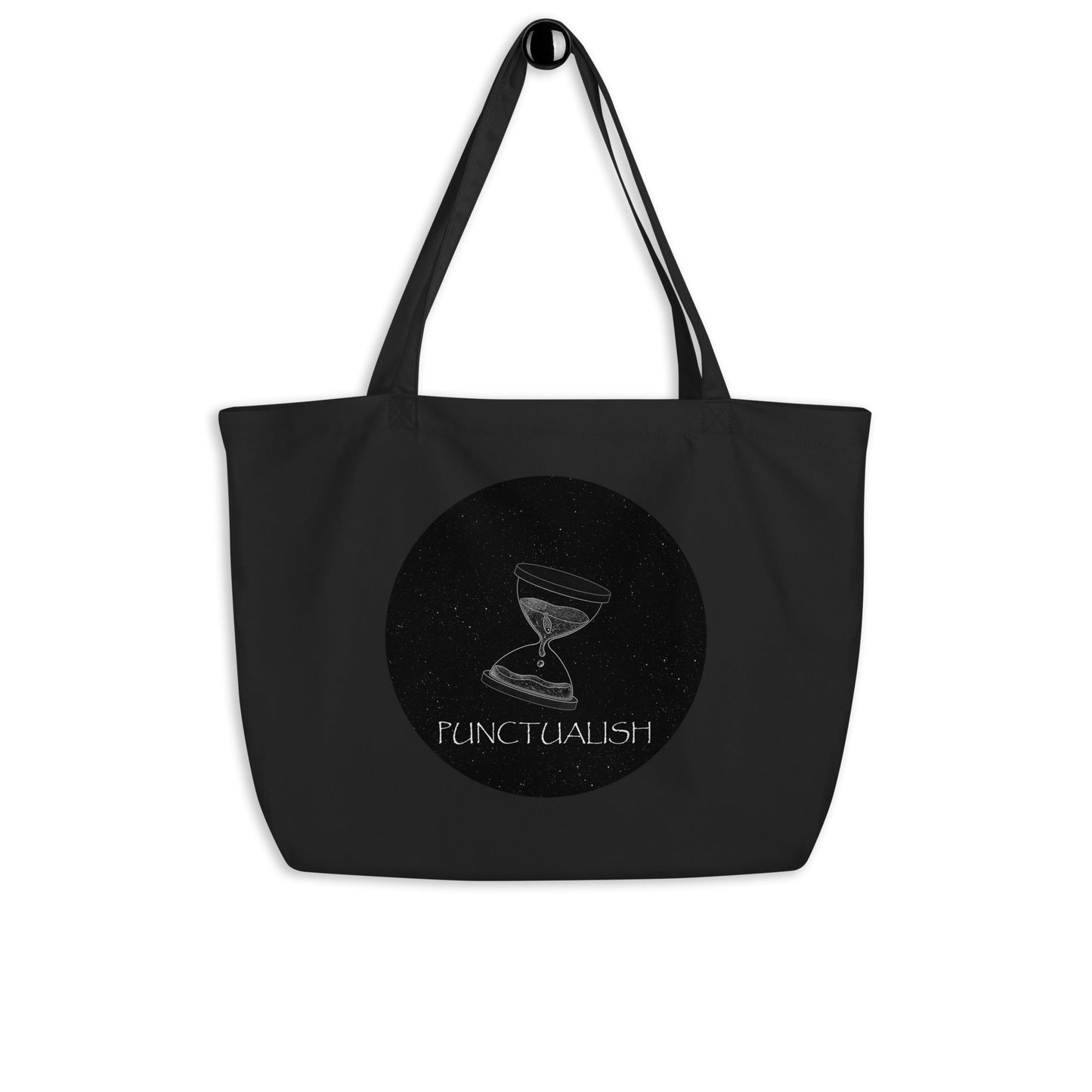 Punctualish Large organic tote bag