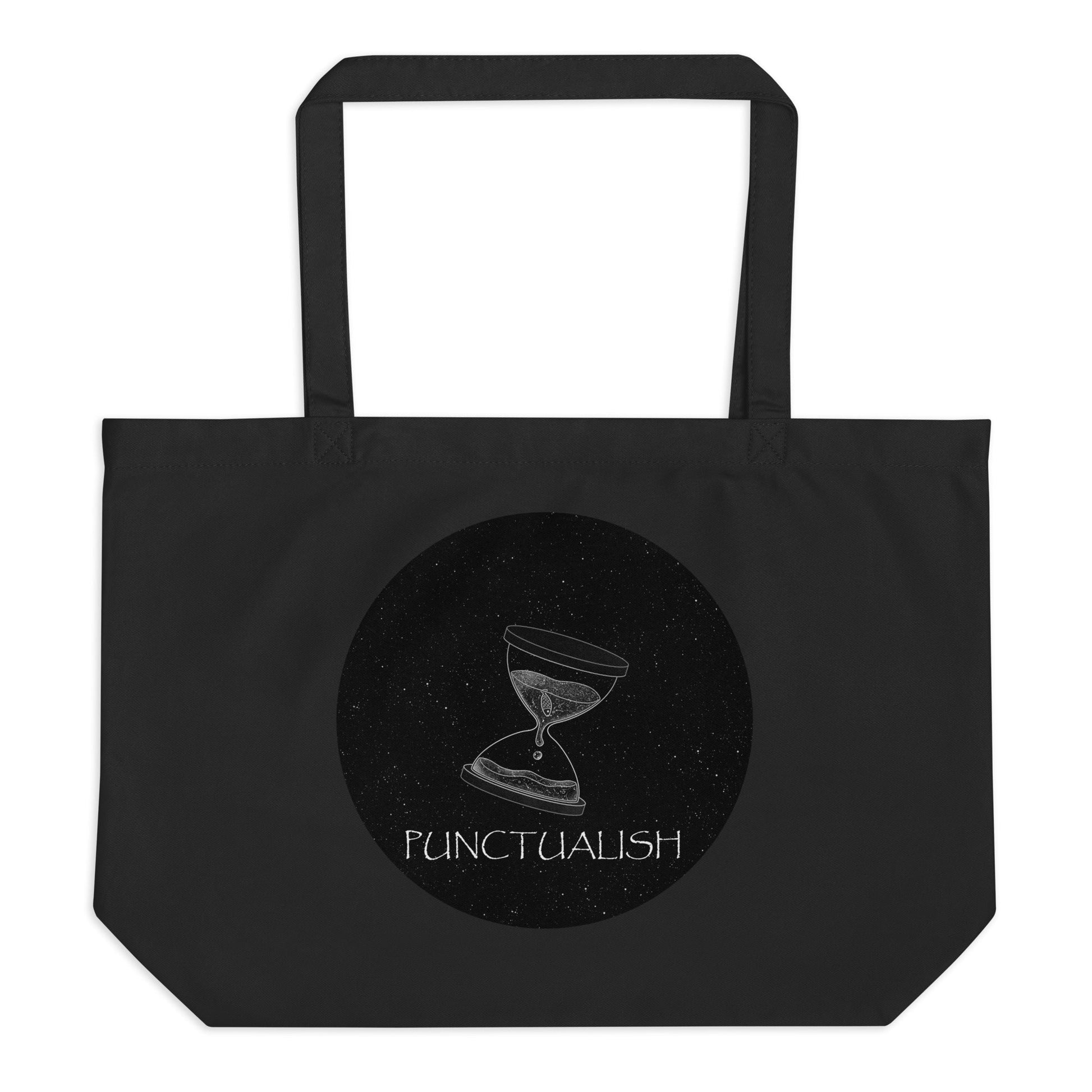 Punctualish Large organic tote bag