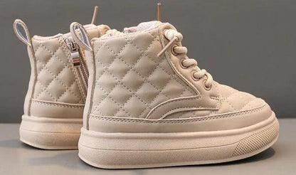 Quilted-Chic - Kid's winter high top boots