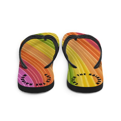 Rainbow Flip-Flops