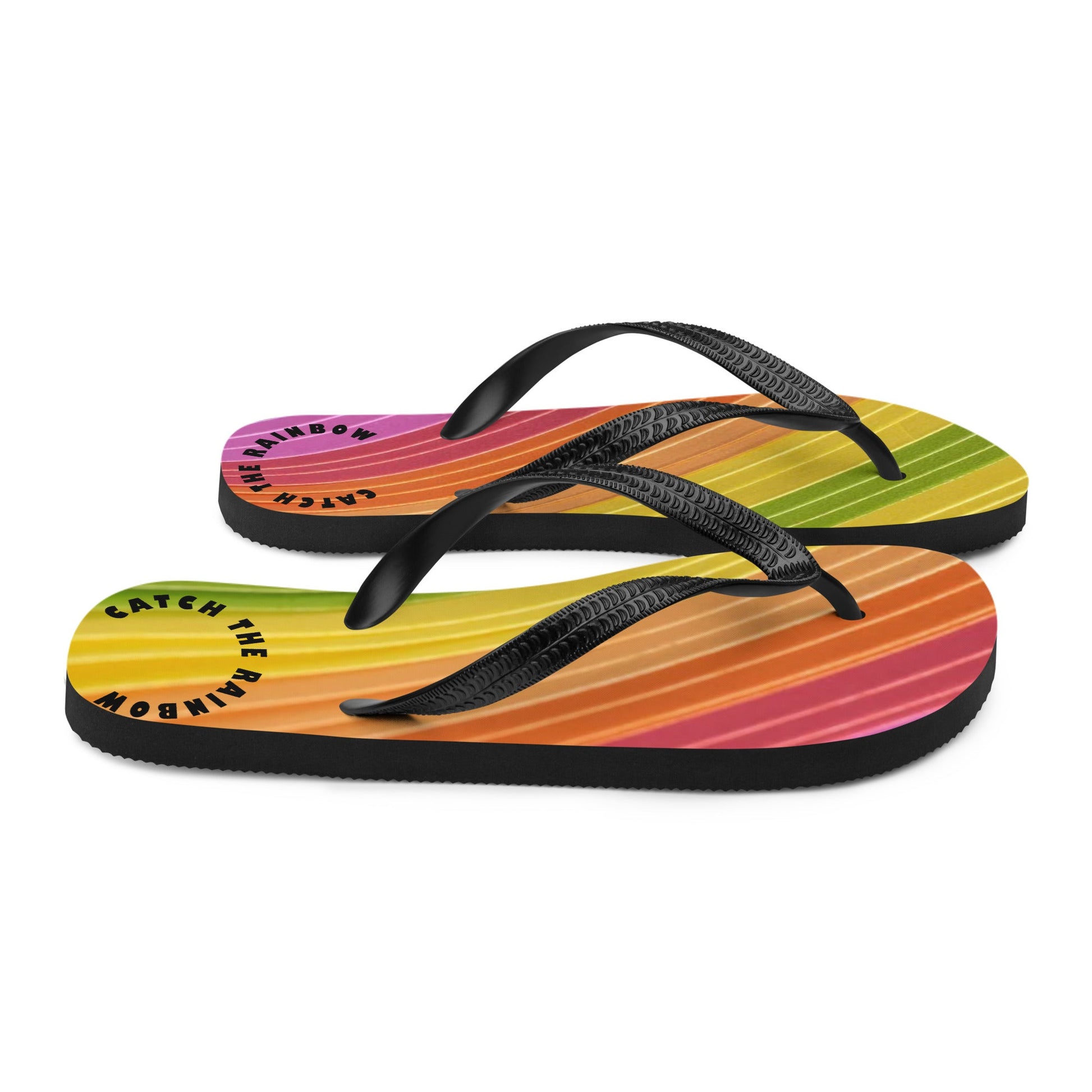 Rainbow Flip-Flops