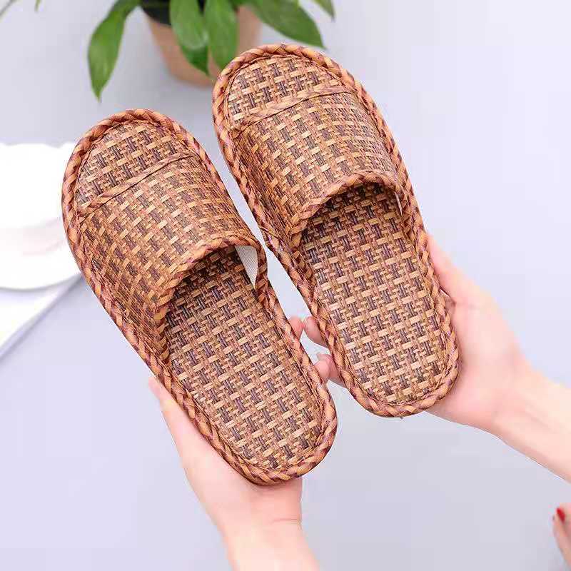 Rattan Slider Sandals