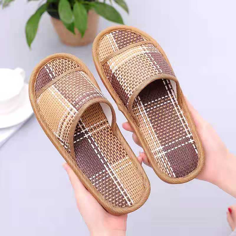 Rattan Slider Sandals