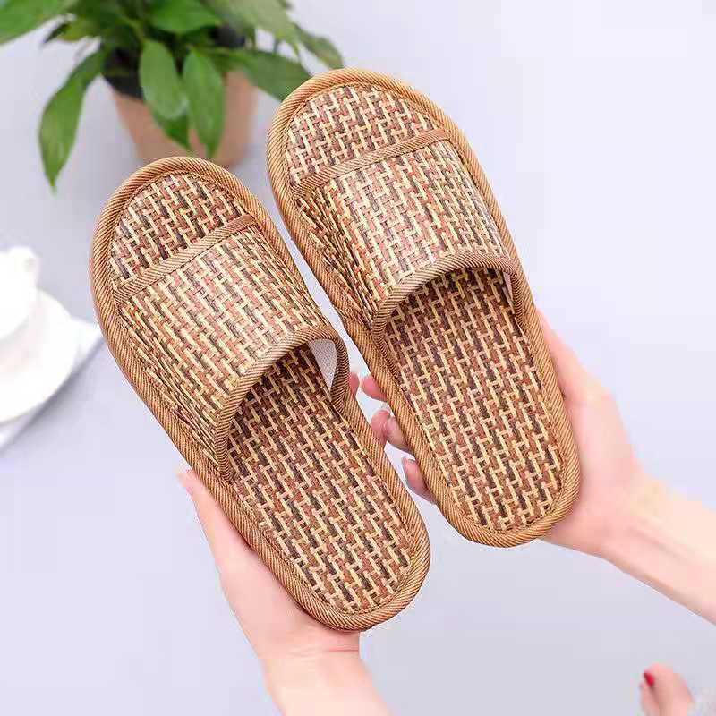 Rattan Slider Sandals