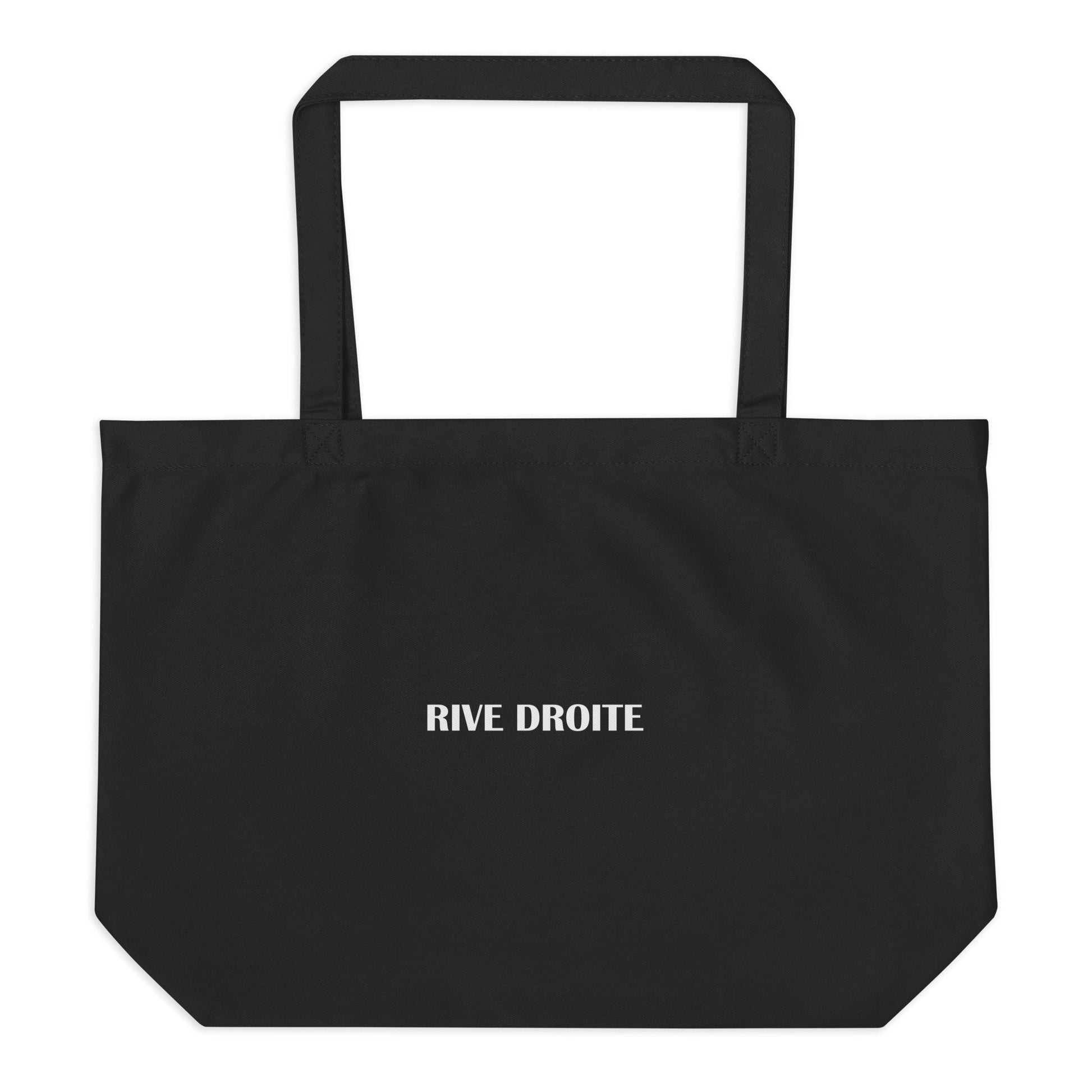 Rive Gauche, Rive Droite Large organic tote bag