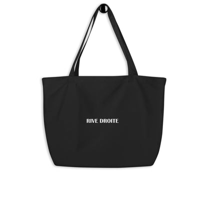 Rive Gauche, Rive Droite Large organic tote bag