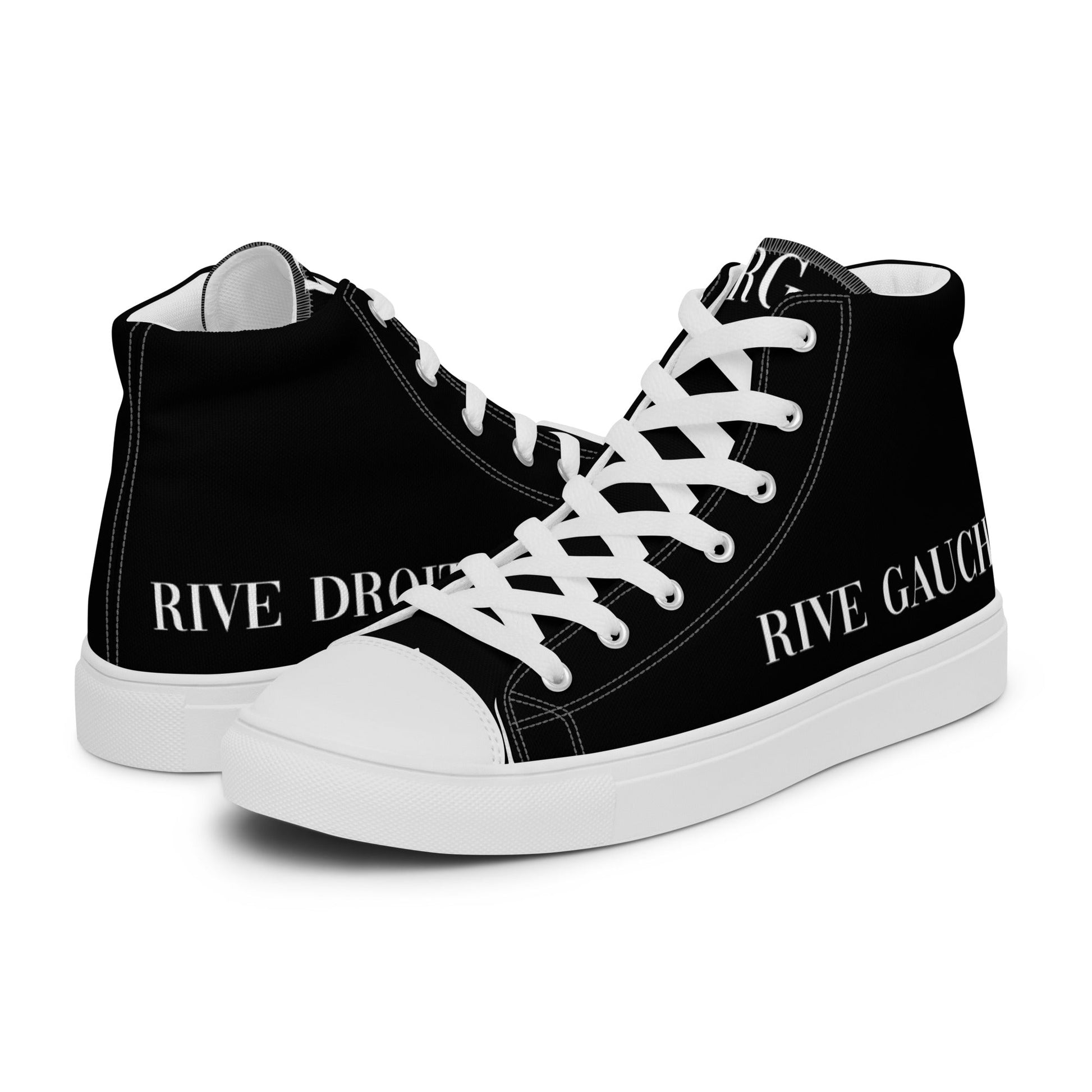 Rive Gauche~~Rive Droite high top canvas shoes