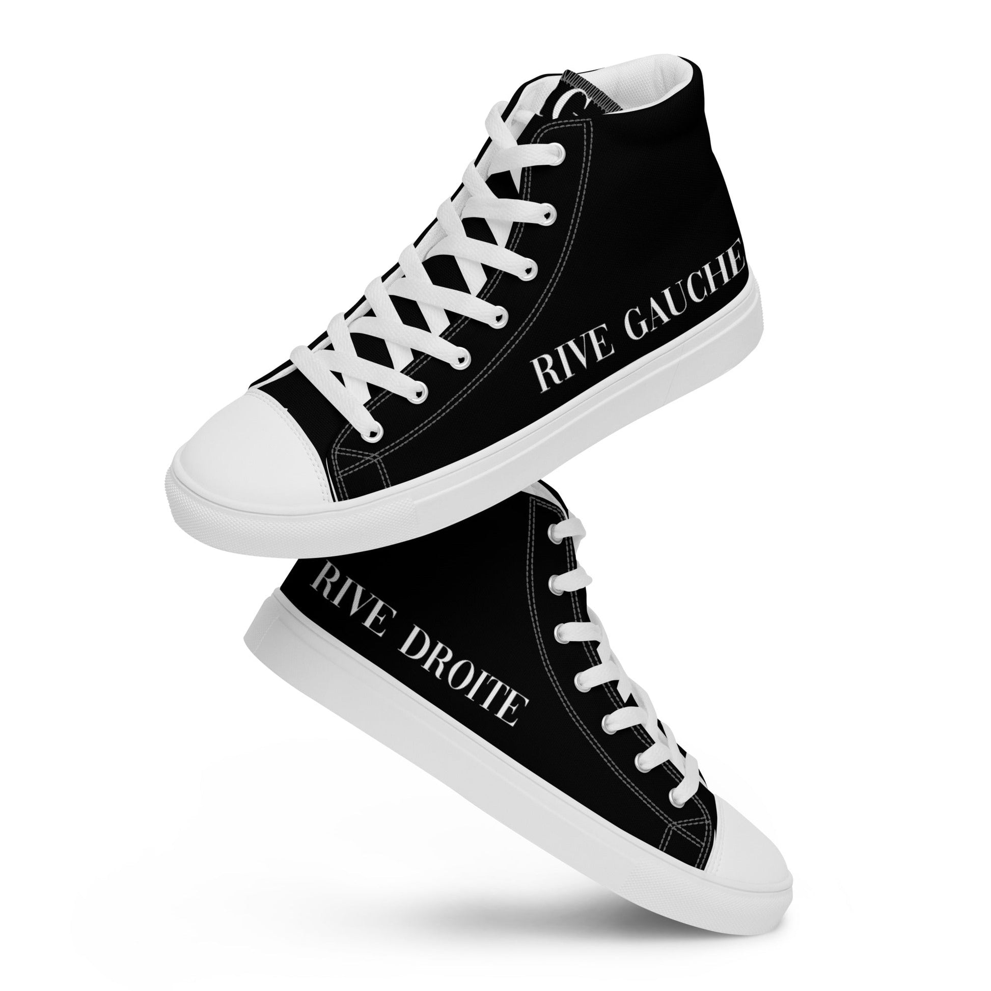 Rive Gauche~~Rive Droite high top canvas shoes