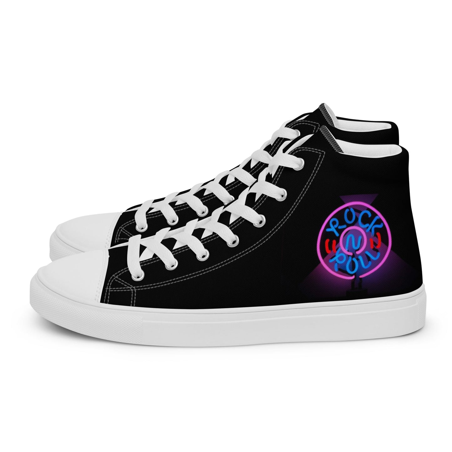 Rock'n'Roll high top canvas shoes