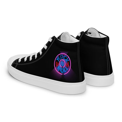 Rock'n'Roll high top canvas shoes