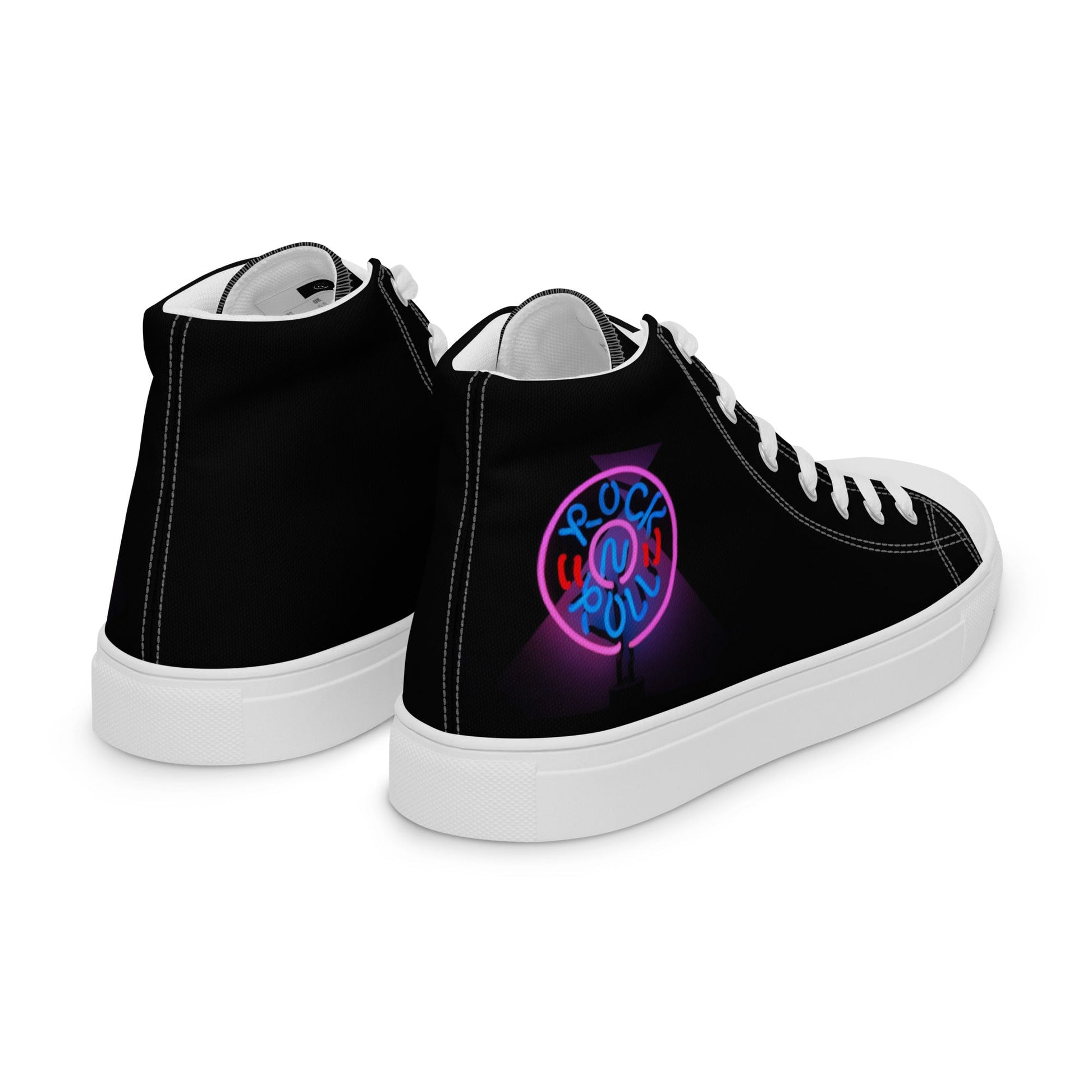 Rock'n'Roll high top canvas shoes