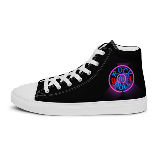 Rock'n'Roll high top canvas shoes