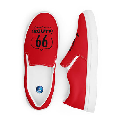 Route 66 men's slip-on canvas shoes