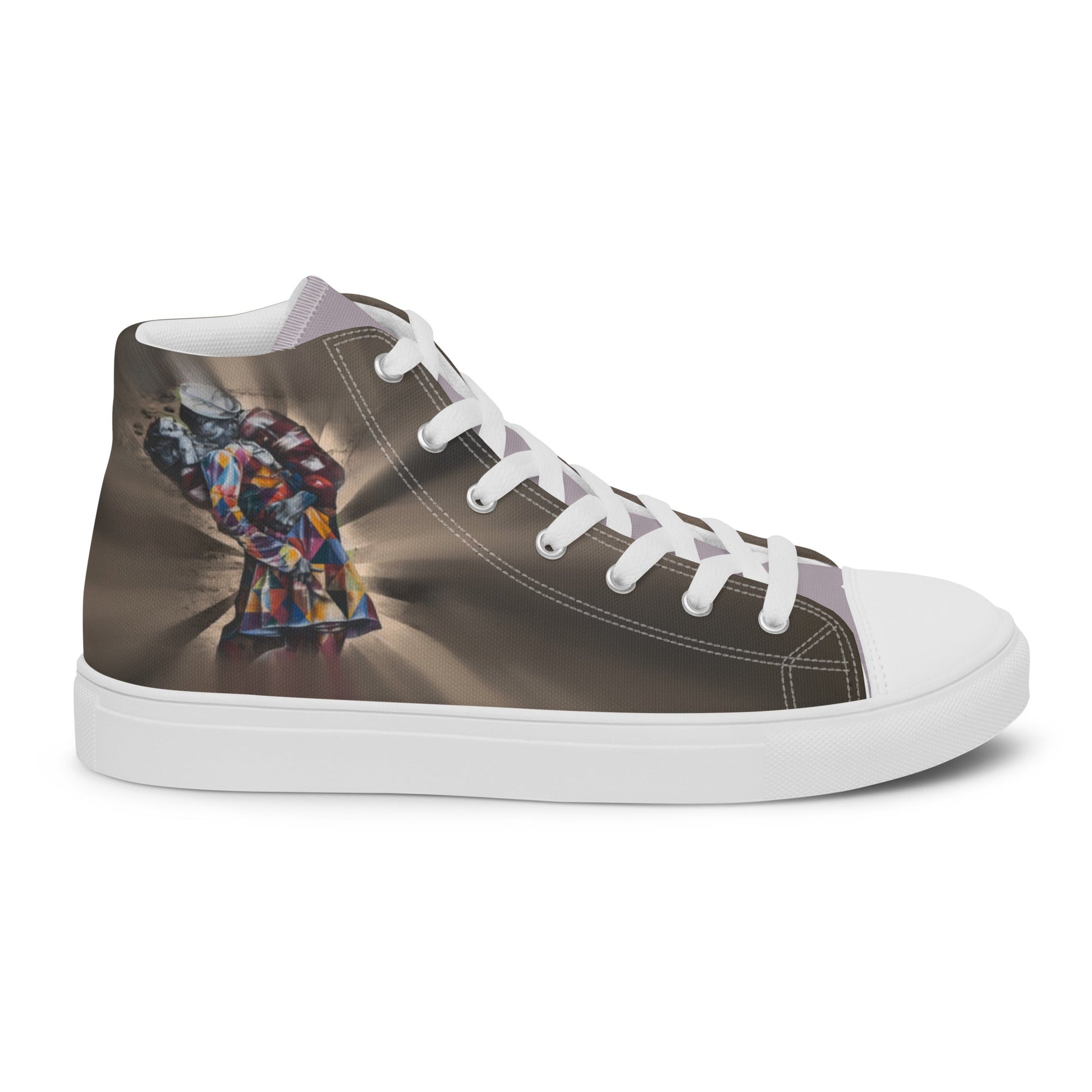 Sailor's Love high top canvas shoes