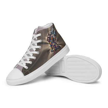 Sailor's Love high top canvas shoes