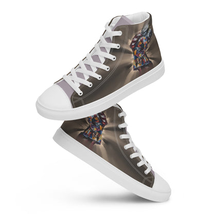 Sailor's Love high top canvas shoes