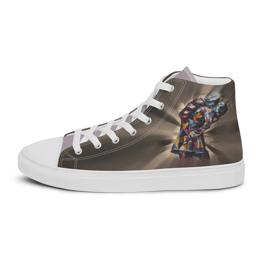 Sailor's Love high top canvas shoes