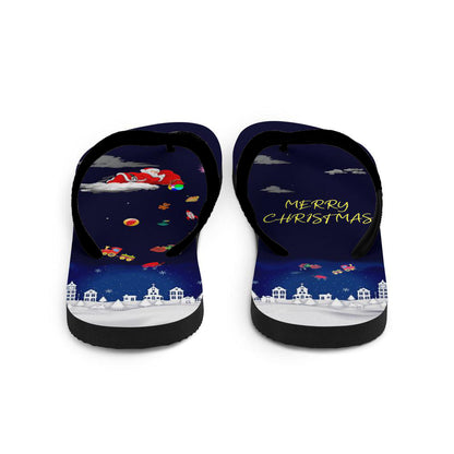 Santa in a Cloud Flip-Flops