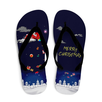 Santa in a Cloud Flip-Flops