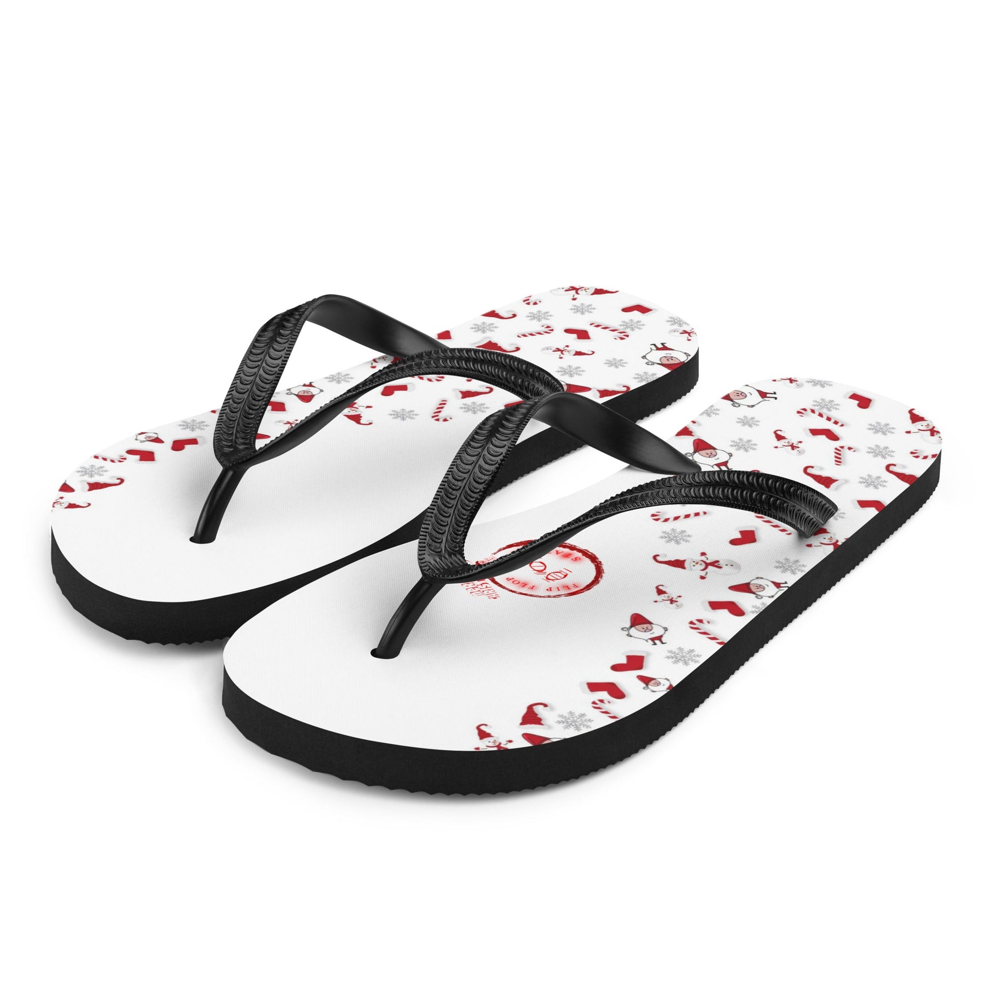 Santa's Candy Cane - Flip-Flops Design