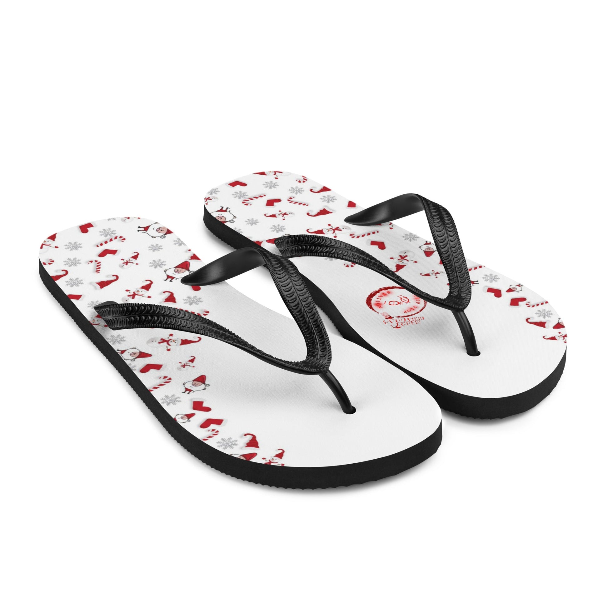 Santa's Candy Cane - Flip-Flops Design