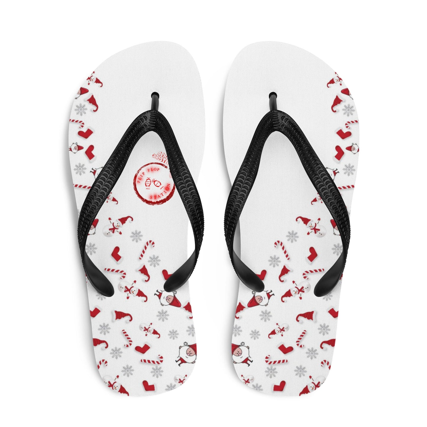 Santa's Candy Cane - Flip-Flops Design