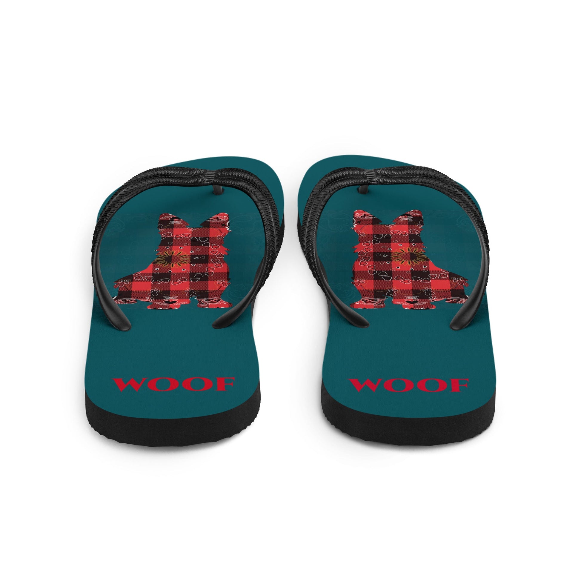 Scottish Woof Flip-flops