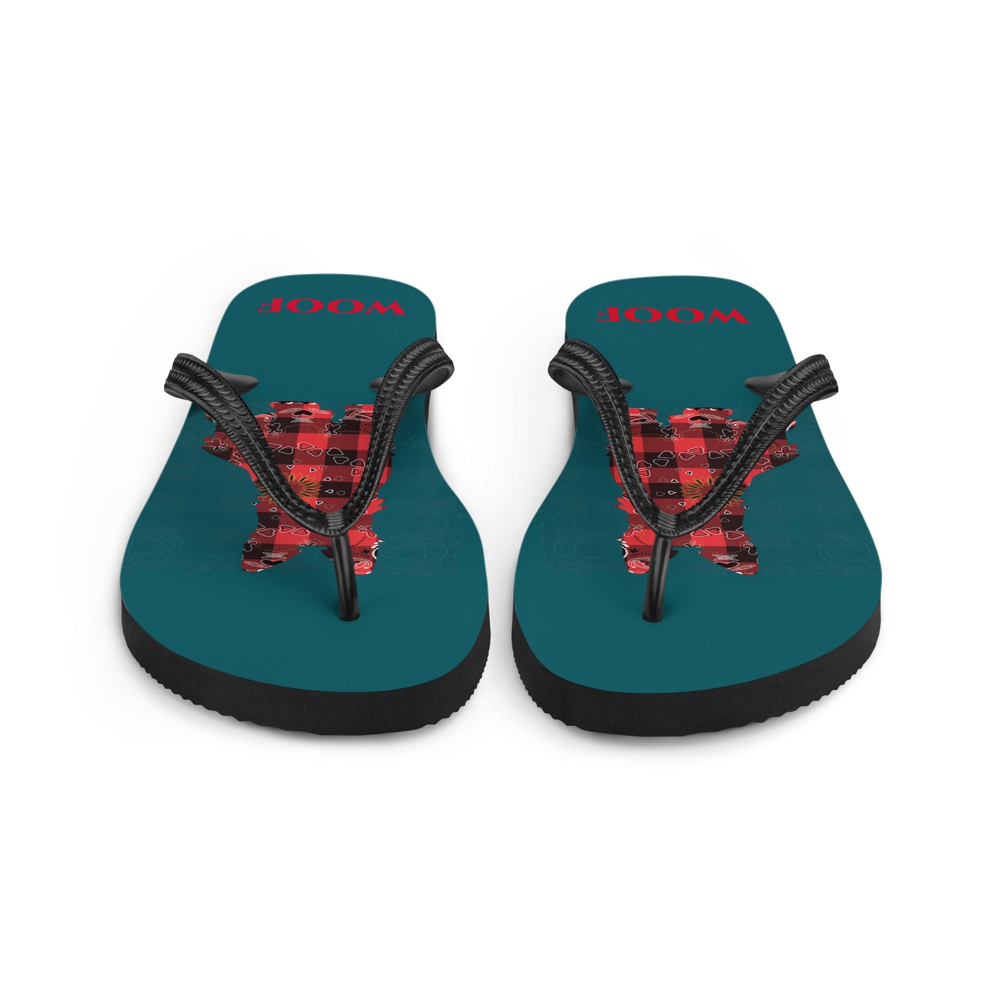 Scottish Woof Flip-flops