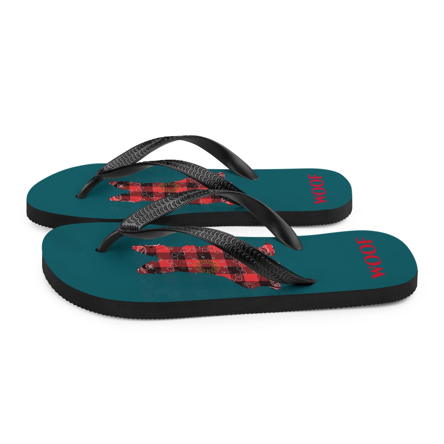 Scottish Woof Flip-flops