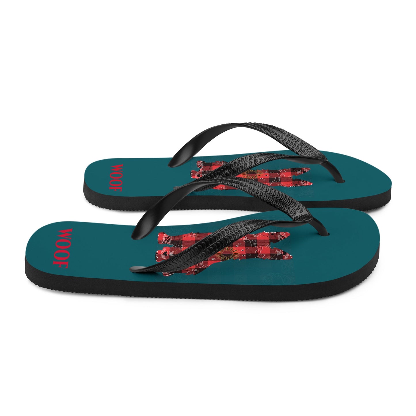 Scottish Woof Flip-flops