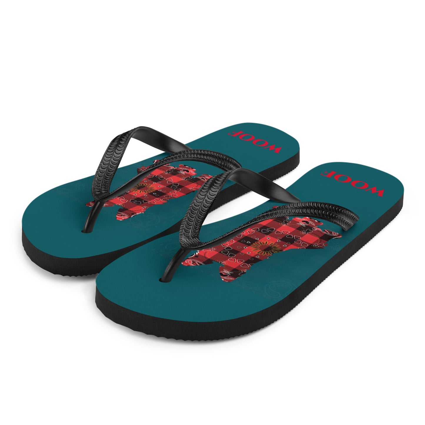 Scottish Woof Flip-flops