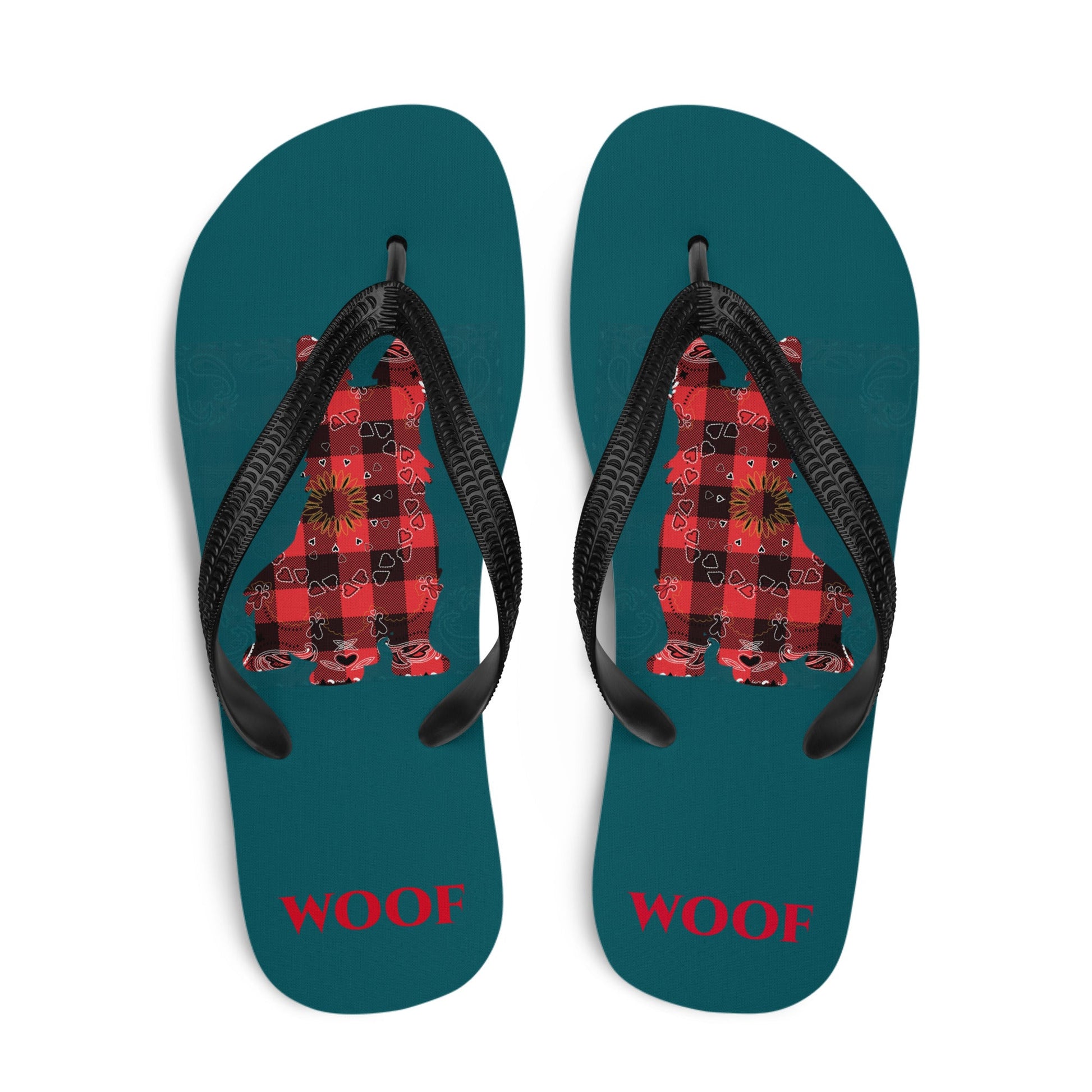 Scottish Woof Flip-flops