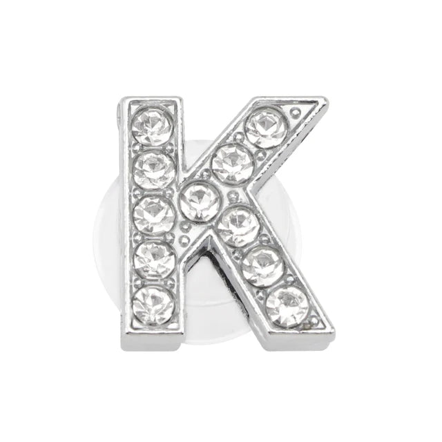 Shoe Charms - Glitter Rhinestone Letter