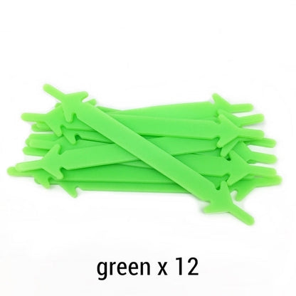 Silicone Shoelaces - 12pcs per lot