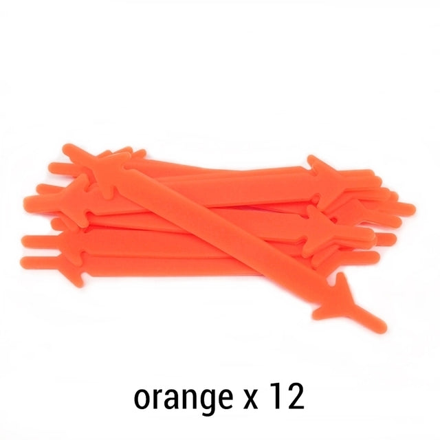 Silicone Shoelaces - 12pcs per lot