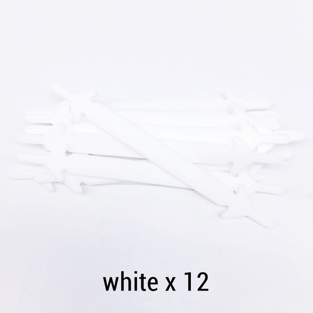 Silicone Shoelaces - 12pcs per lot