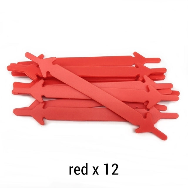 Silicone Shoelaces - 12pcs per lot