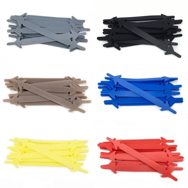 Silicone Shoelaces - 12pcs per lot