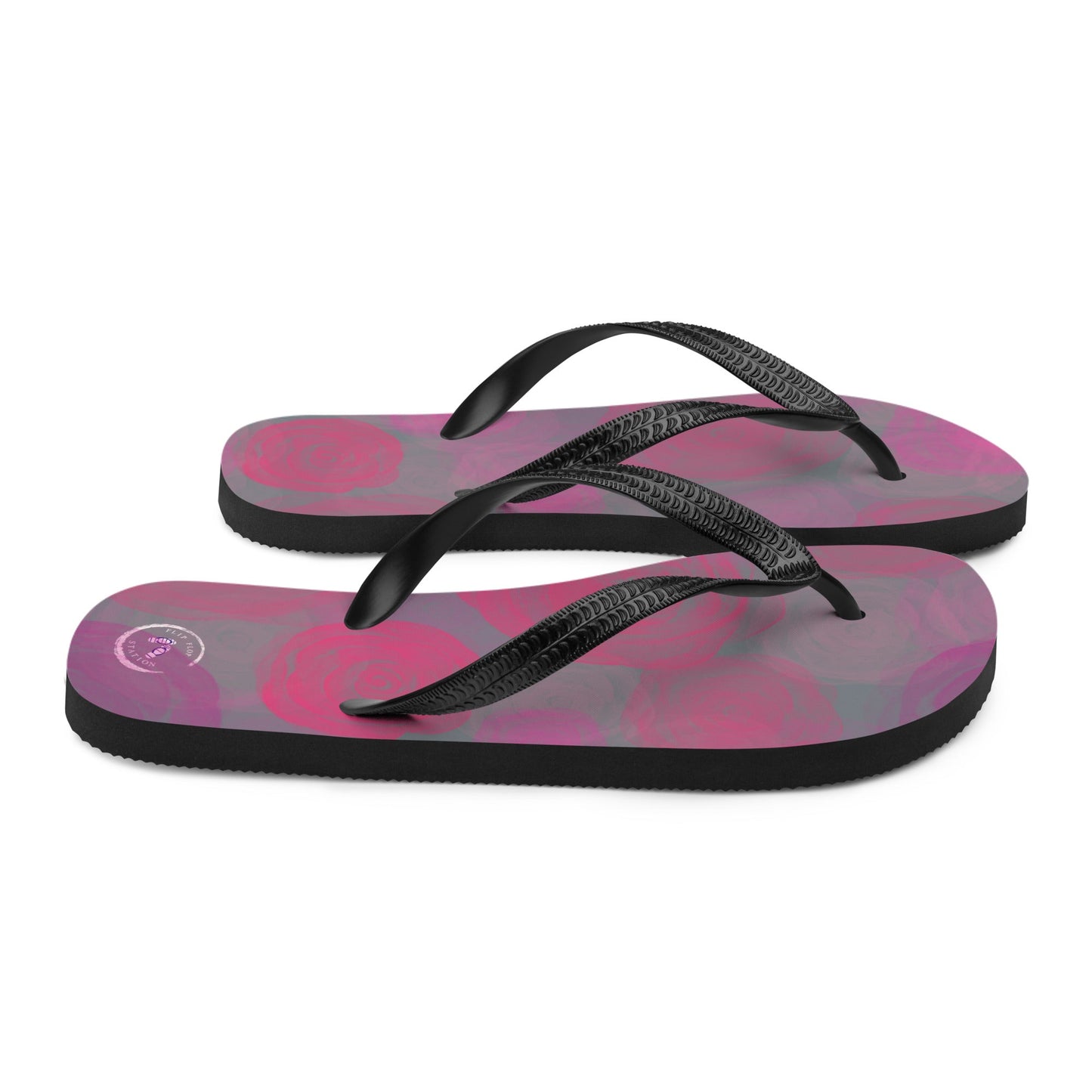 Slate & Roses Flip-Flops Designs