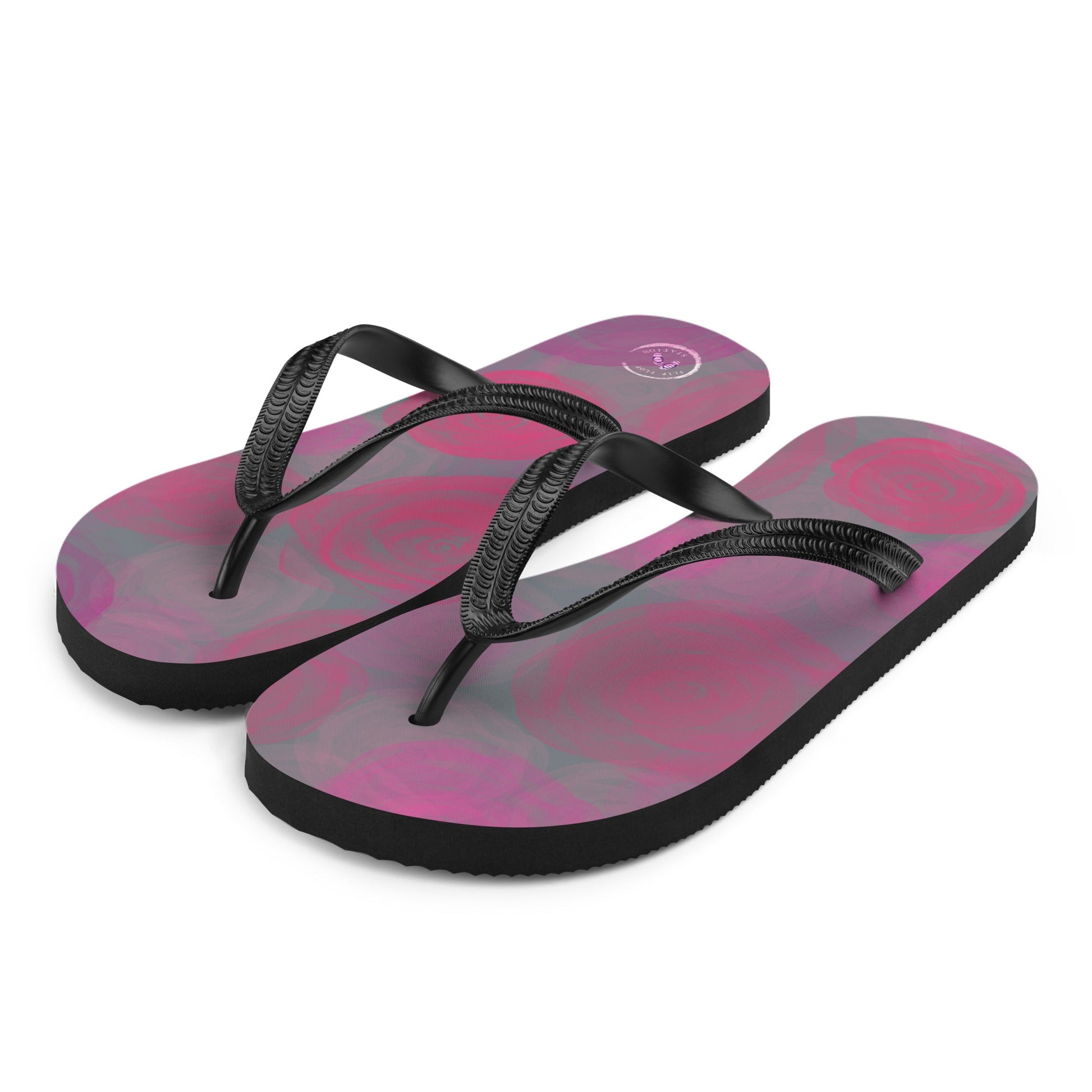 Slate & Roses Flip-Flops Designs