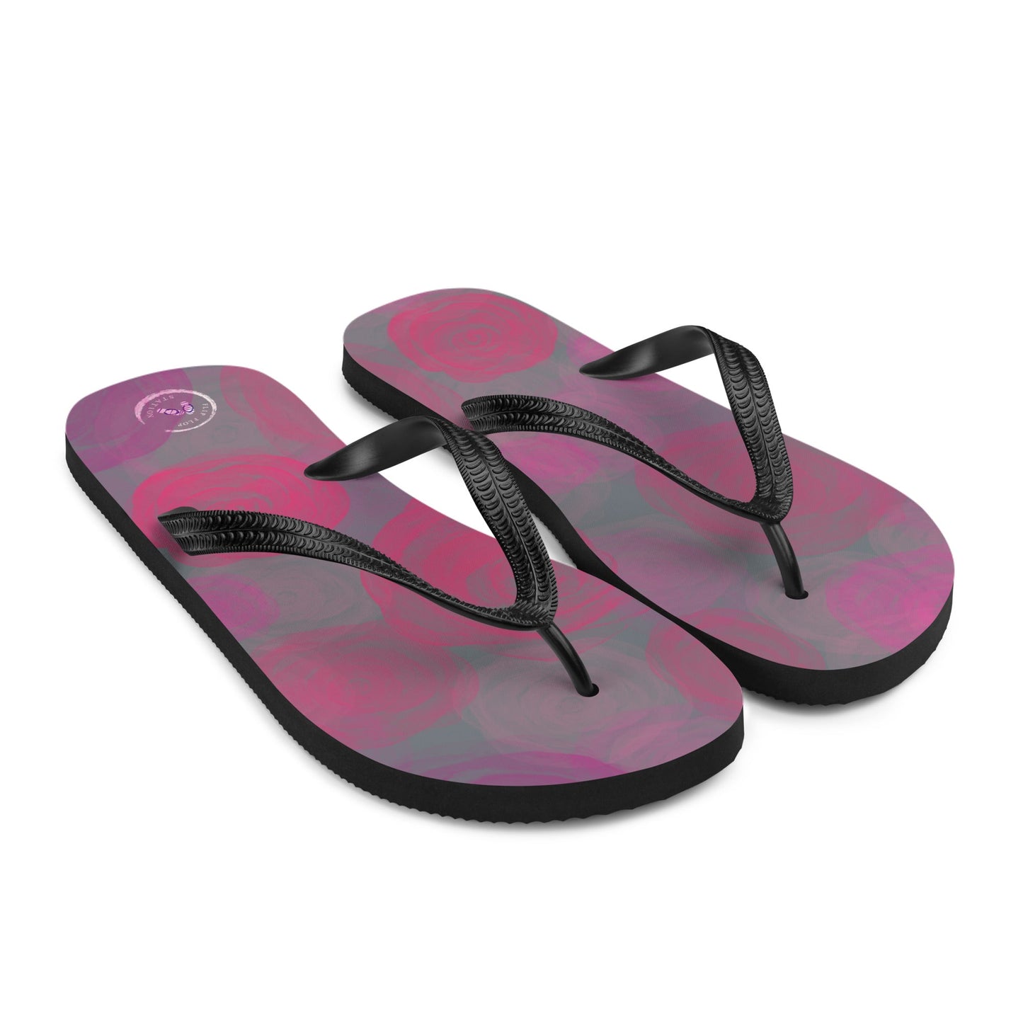 Slate & Roses Flip-Flops Designs