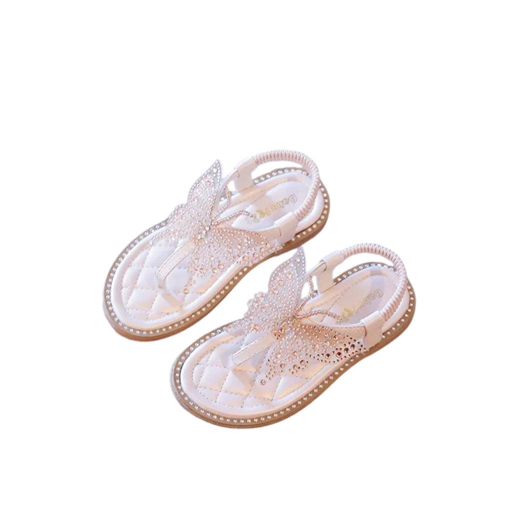 Smart Sparkle Butterfly Kid's Flip Flops