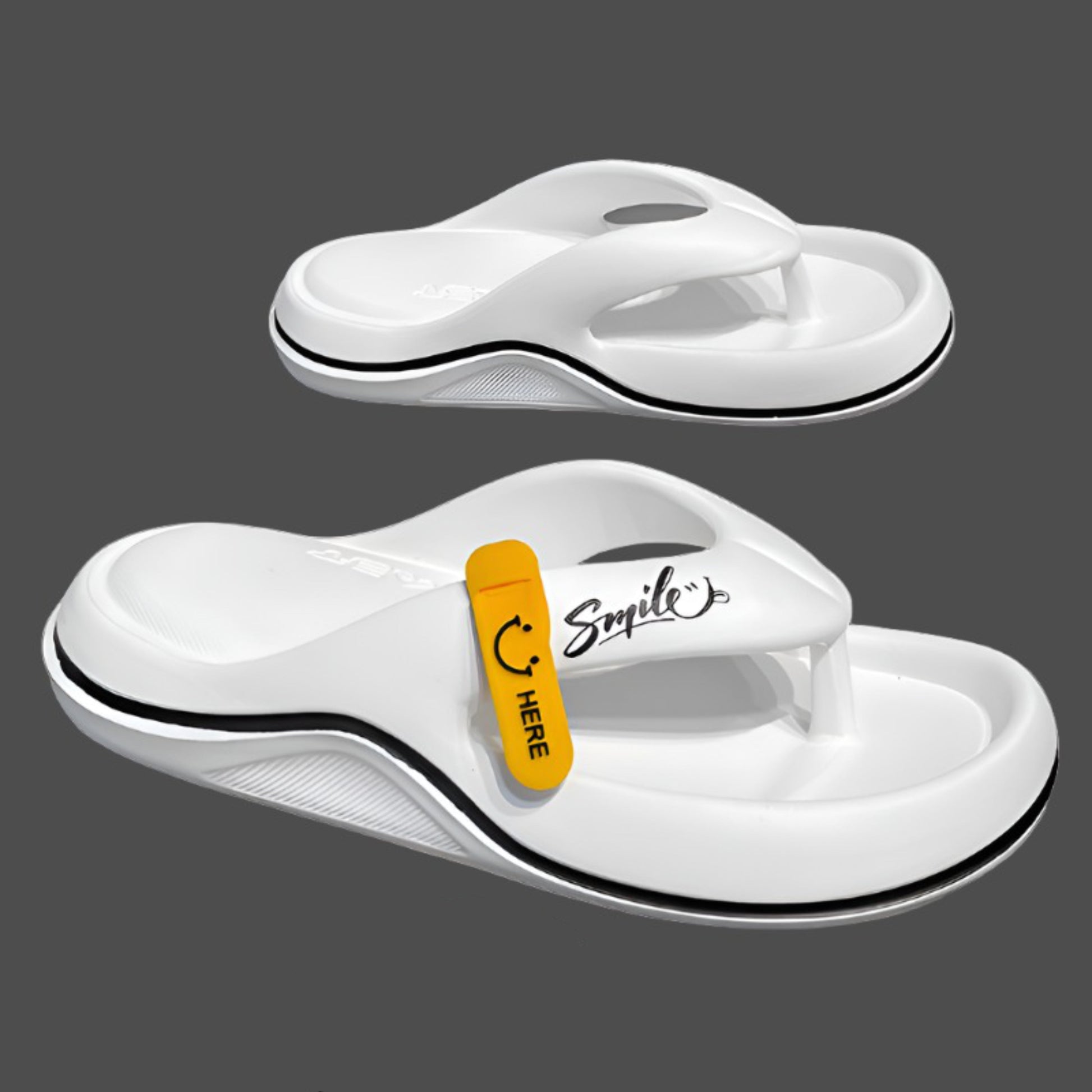 Smile! Men's flip flops design