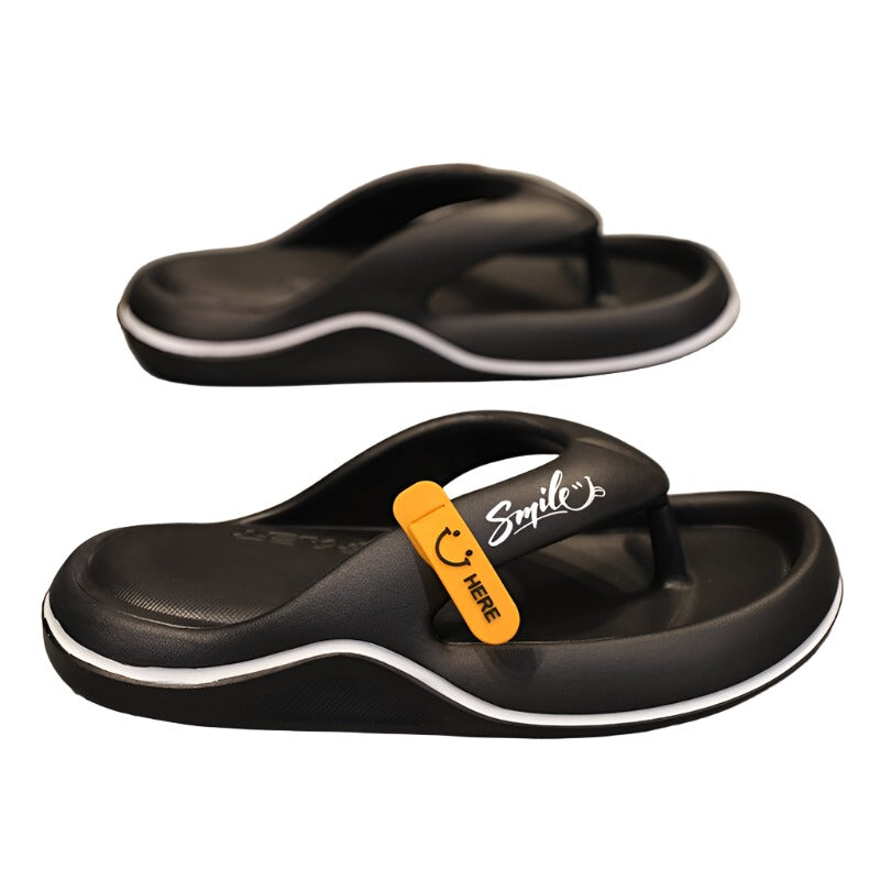 Smile! Men's flip flops design