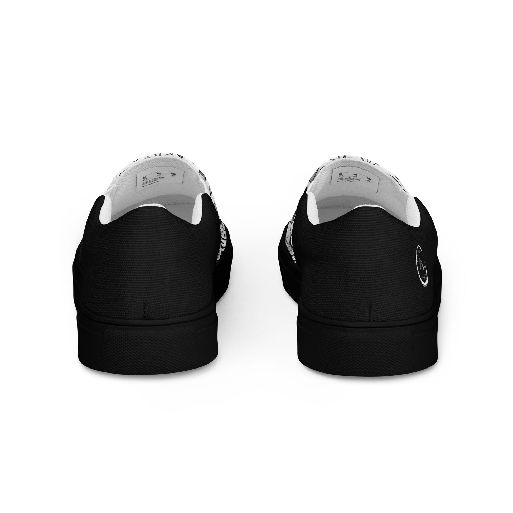 Snowy Igloo Village - Men’s slip-on canvas shoes designs