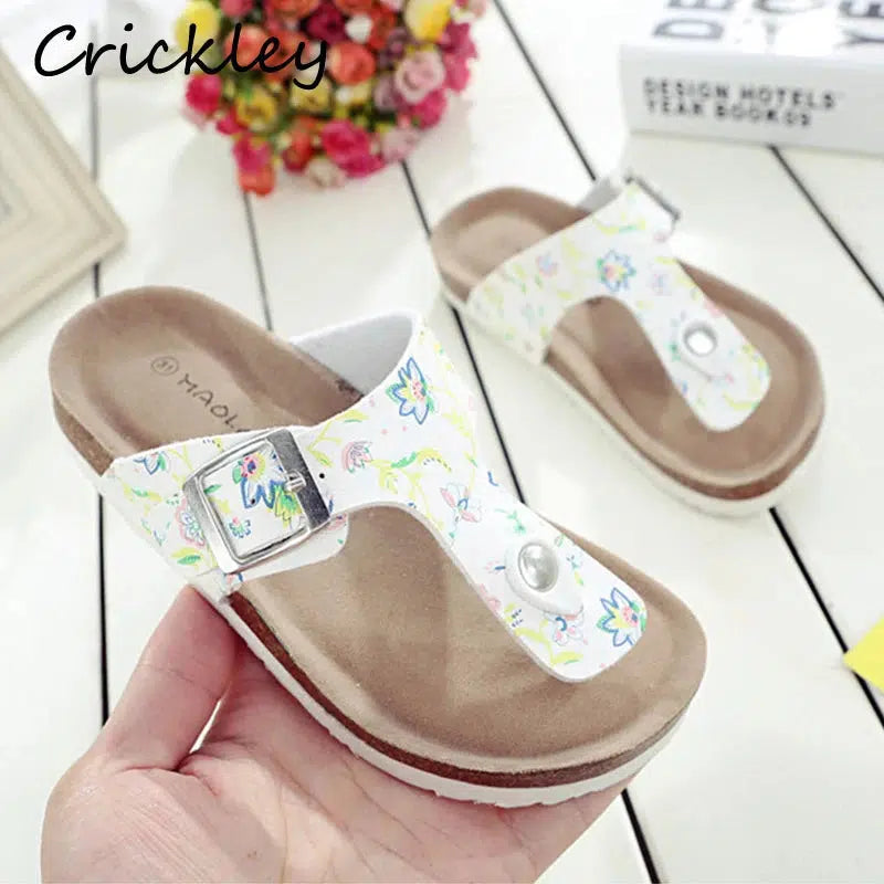 Soft Cork Children's Flip Flops Designs