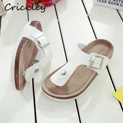 Soft Cork Children's Flip Flops Designs