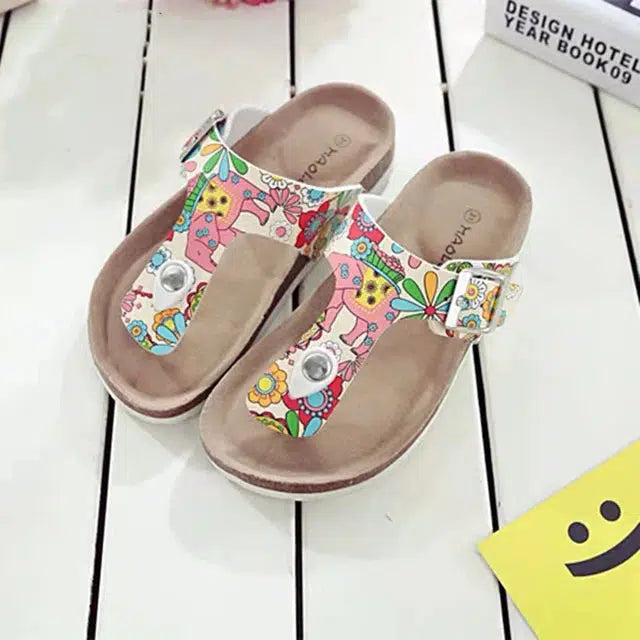 Soft Cork Children's Flip Flops Designs